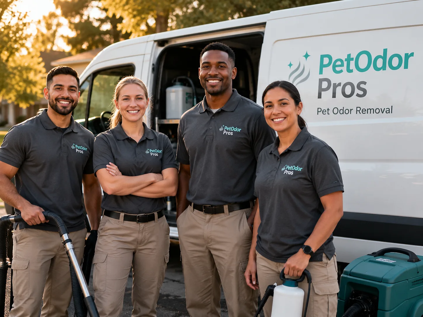 Pet Odor Removal team serving Kirby, OH